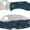 Spyderco Knives Spyderco Endela Lightweight Wharncliffe K390 - C243FPWK390 - K390 Wharncliffe - Blue FRN - Lock Back