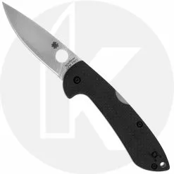 Spyderco Knives Spyderco Siren C247CFP - Sprint Run - S90V Drop Point - Black Carbon Fiber - USA Made