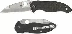 Spyderco Knives Spyderco Canis Knife - C248CFP - Kelly McCann Folder - S30V Modified Wharncliffe - Carbon Fiber / G10 Laminate - Compression Lock