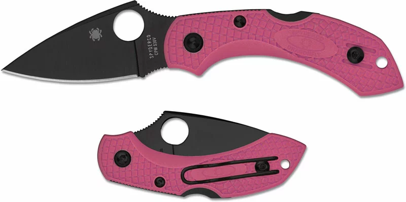 Spyderco Knives Spyderco Dragonfly 2 Lightweight Pink S30V - C28FPPNS30VBK2 - Black S30V Leaf Blade - Pink FRN - Lock Back 1 Spyderco Knives Spyderco Dragonfly 2 Lightweight Pink S30V - C28FPPNS30VBK2 - Black S30V Leaf Blade - Pink FRN - Lock Back