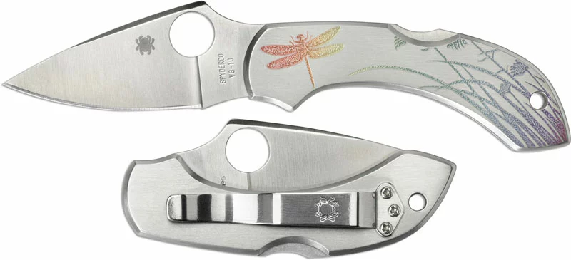 Spyderco Knives: Spyderco Dragonfly SS Knife, Tattoo, SP-C28PT 1 Spyderco Knives: Spyderco Dragonfly SS Knife, Tattoo, SP-C28PT