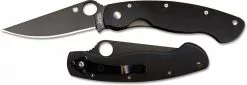 Spyderco Knives: Spyderco Black Military Knife, SP-C36GPBK -Benchmade Knives Shop SP C36GPBK
