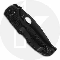 Spyderco Knives Spyderco Native 5 FRN Knife, Black Serrated, SP-C41SBBK5 -Benchmade Knives Shop SP C41SBBK5 CLOSED BACK