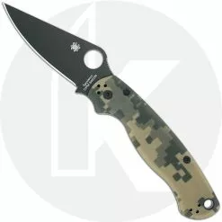 Spyderco Knives Spyderco Para Military 2 Knife, Camo, SP-C81GPCMOBK2