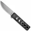 WE Knife Company Miscreant 3.0 2101B - Brad Zinker EDC - Gray Stonewash 20CV Drop Point - Black Titanium With Satin Holes - Frame Lock Flipper Folder