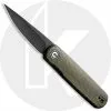 CIVIVI Knives CIVIVI Lumi C20024-1 - Black Stonewash 14C28N - Green Micarta - Liner Lock - Front Flipper Folder
