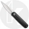 CIVIVI Knives CIVIVI Lumi C20024-3 - Stonewash 14C28N - Black G10 - Liner Lock - Front Flipper Folder