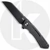 WE Knife Company Mini Buster 2003B - Black Stonewash 20CV Wharncliffe - Antique Bronze Titanium - Frame Lock - Flipper Folder