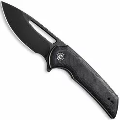 CIVIVI Knives CIVIVI Odium Knife C2010E - Black Stonewash D2 Drop Point - Black G10 - Liner Lock Flipper Folder