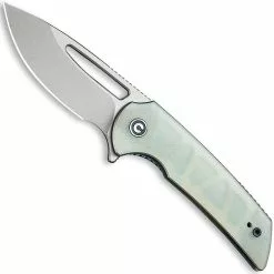 CIVIVI Knives CIVIVI Odium Knife C2010F - Stonewash D2 Drop Point - Natural G10 - Liner Lock Flipper Folder