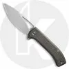 CIVIVI Knives CIVIVI Riffle C2024C - Gray Stonewash 14C28N Drop Point - Dark Green Micarta - Liner Lock Flipper Folder
