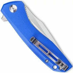 CIVIVI Knives CIVIVI Baklash Knife C801F - Satin Drop Point - Blue G10 - Liner Lock Flipper Folder 6 CIVIVI Knives CIVIVI Baklash Knife C801F - Satin Drop Point - Blue G10 - Liner Lock Flipper Folder -Benchmade Knives Shop WE C801F CLOSED BACK
