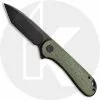 CIVIVI Knives CIVIVI Elementum C907T-E - Black Stonewash D2 Tanto - Green Micarta - Liner Lock - Flipper Folder
