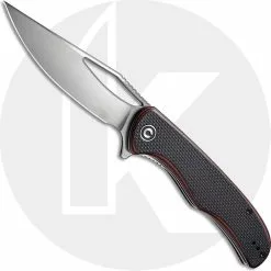 CIVIVI Knives CIVIVI Shredder Knife C912B - Satin D2 Clip Point - Red / Black G10 - Liner Lock Flipper Folder