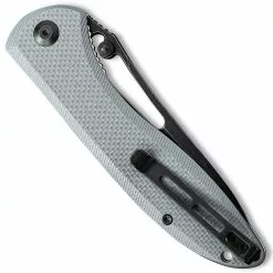 CIVIVI Knives CIVIVI Picaro C916C - Black Stonewash D2 Drop Point - Gray G10 - Liner Lock Folder -Benchmade Knives Shop WE C916C FRONT CLOSED